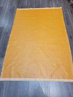 Caramel Light Tan Soft Faux Vegan PU Leather Fabric Sheet by The Yard Synthetic - Image 6