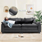 Oprisen 86" Modular Sectional Sofa, Comfy Cloud Couch Sectional Sofa - Image 5