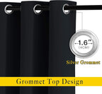NICETOWN Black Curtains for Boys Room - Image 2
