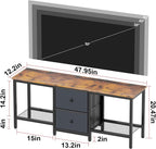 TV Stand Suitable for TVs up to 55 Inches, Entertainment Center - Image 2