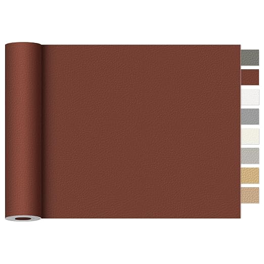 Leather Repair Tape, 16 x 30 Inches Self Adhesive Leather Repair Patch，Leather by Unknown