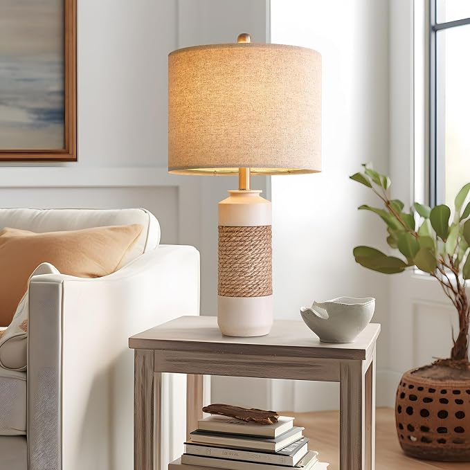 OYEARS 23.75" Bedside Table Lamps Set of 2 - Image 3