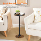 HOOBRO Small Round Side Table, Drink Table, Coffee Martini Table - Image 4
