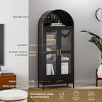 VEXPOR 73" Tall Arched Display Cabinet - Image 6