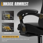 GTPLAYER Gaming Chair with Pocket Spring Cushion, Leather Office Chair with - Image 6