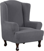 H.VERSAILTEX Wing Chair Slipcover Chair Covers by HVERSAILTEX