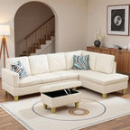 97.5" L Shaped Couch Set, Modular Sectional Couches - Image 9