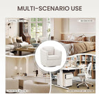 COLAMY 360° Swivel Accent Chair No-Sag Foam & Sturdy Metal Base, Fully - Image 7