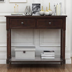 Merax Wood Sofa Table Console Table, Entryway Table Traditional Design by Merax