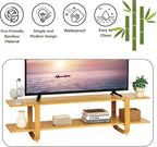 Bamboo TV Stand for TVs up to 65", Accent Entertainment Center - Image 7