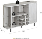 ONBRILL 55" Wine Bar Cabinet - Image 2
