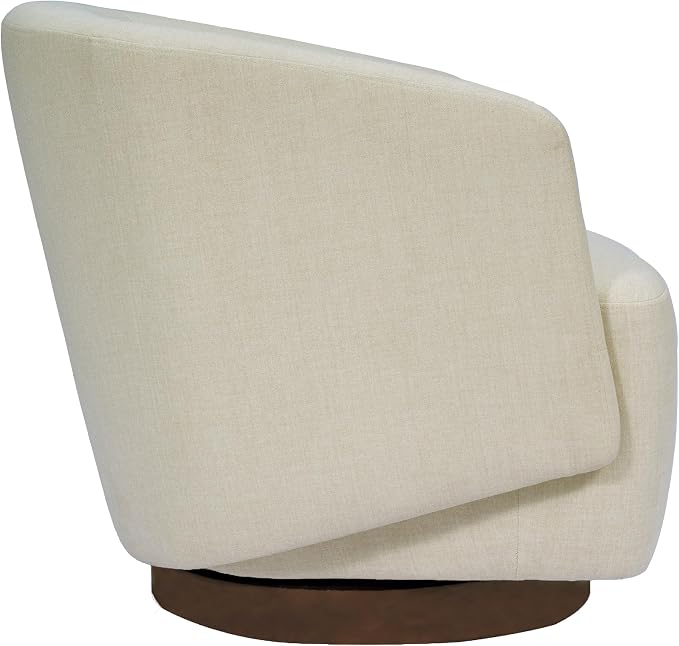 MINCETA Accent Chair, Modern 360 Swivel Barrel Chairs - Image 5