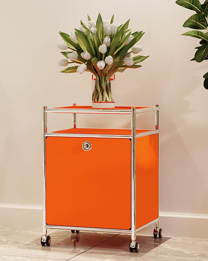 Elegant Matte Storage Cart - Image 8