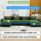 Oprisen 154" Modular Sectional Sofa, Comfy Cloud Couch Sectional Sofa - Image 3
