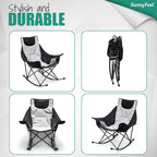 SUNNYFEEL Oversized Heated Rocking Camping Chair 2 Pack, Fully Padded Patio - Image 7