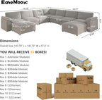 EASE MOOSE Oversized Modular Sectional Sofa - Image 2