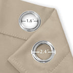 Blackout Curtains 52 x 108 inch/Khaki Curtains Set of 2 Panels/Thermal - Image 5