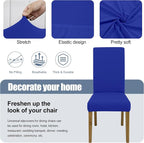 BIETYONE Stretch Dining Chair Covers Set of 6, Soft Removable Washable Kitchen - Image 3