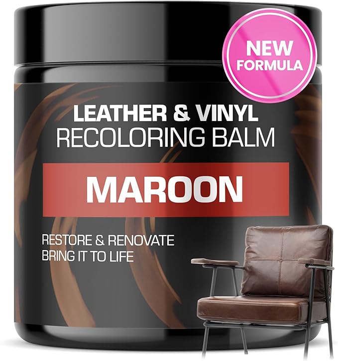 FORTIVO Leather and Vinyl Recoloring Balm Maroon by FORTIVO