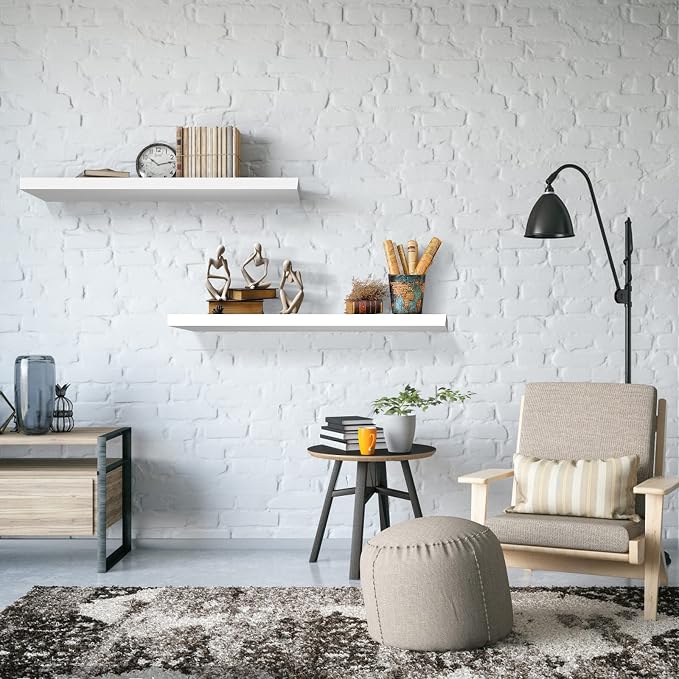 SAUMONIERES 24 Inch Floating Wall Shelves - Image 4