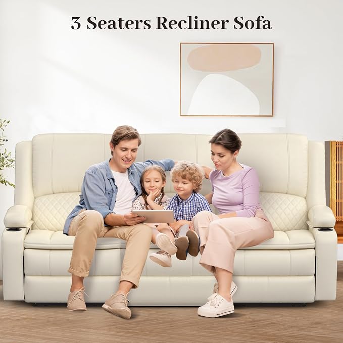 Yolsali 3 Seater Recliner Sofa Set - Image 9