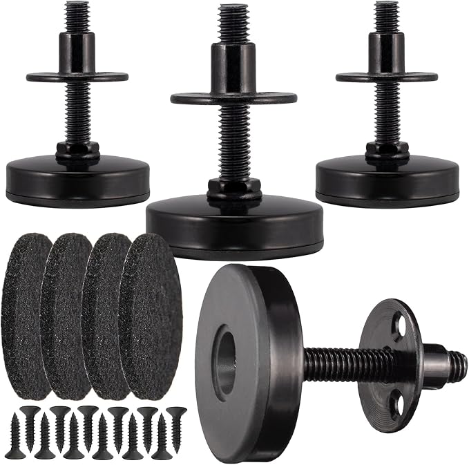NEWBYTEK 3/8-16 Adjustable Leveling Feet Heavy Duty by DIYfurniturerepairtools