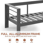 Solaste Aluminum Patio Furniture Set - Image 4