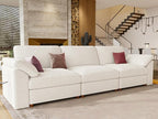 EASE MOOSE Modern 3 Seat Sectional Modular Sofa, FSC Certified Chenille Comfty - Image 8