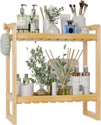AmazerBath Bamboo Over The Toilet Storage Shelf - Image 9