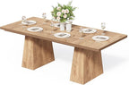 LITTLE TREE Dining Table for 6 People, Wooden Table, Rectangle Furniture - Image 7