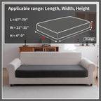 OHSIO Sectional Couch Covers, Wear Resistant Stretch Sofa Covers Washable Soft - Image 2