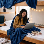 Utopia Bedding Ultra Soft Fleece Bed Blanket Twin XL Size Navy | College Dorm - Image 5
