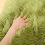 LLB Genuine Sheepskin Area Rug Wool Rug Fur Carpet Fluffy Shaggy Fur Rug - Image 5