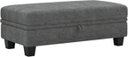 Belffin Fabric Large Ottoman - Image 7