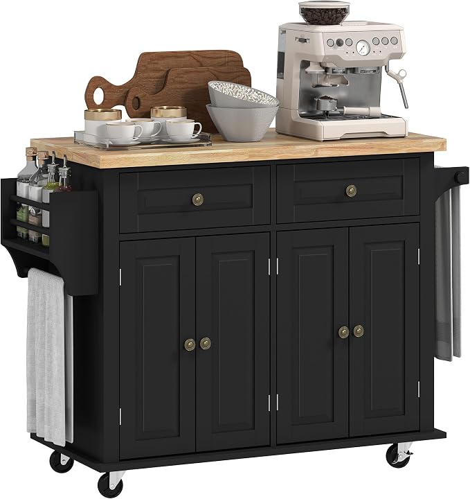 HOMCOM Kitchen Island Cart by HOMCOM