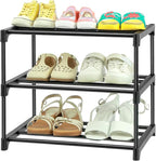HITHIM 3-Tier Small Shoe Racks, Narrow Shoe Rack by HITHIM