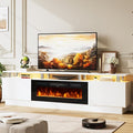 80" TV Stand & Media Console, Entertainment Center by Unknown