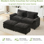 Oprisen 86" Modular Sectional Sofa, Comfy Cloud Couch Sectional Sofa - Image 7