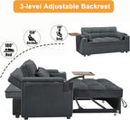 hansones ​66" Multi-Functional Pull-Out Sofa Bed - Image 5