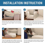 H.VERSAILTEX 4 Piece Stretch Sofa Covers - Image 8