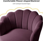 HULALA HOME Modern Velvet Accent Chairs Set of 2 - Image 5