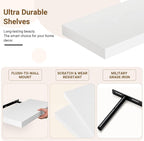 36 Inch Floating Shelves, 12 Inch Deep Floating Shelves - Image 4