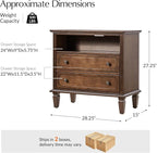 HULALA HOME Farmhouse End Table - Image 2