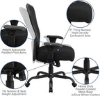 Flash Furniture HERCULES Series 24/7 Intensive Use Big & Tall 400 lb. Rated - Image 6