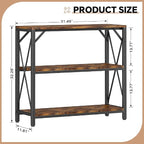 Homeiju Console Table 31.5" Width, 3-Tier Entryway Table - Image 3