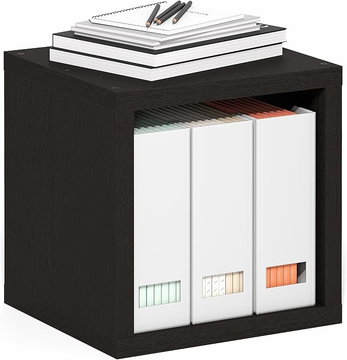 Furinno Cubicle Book Shelf, Stackable Bookshelf, Cube Storage Organizer Bookcase - Image 3