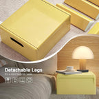 Nightstand Bedside Table with Storage Space, Dorm and Small Spaces, Easy - Image 7