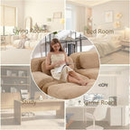 Boneless Sectional Couch, No Assembly Required, 117.3” Modular Cloud Sofa - Image 8