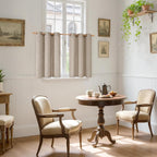 YoungsTex Burlap Linen Curtains 40 lnch Length - Image 2