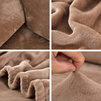 vctops 1-Piece Velvet Plush Stretch Chair Sofa Slipcover Soft Fuzzy Fluffy - Image 6